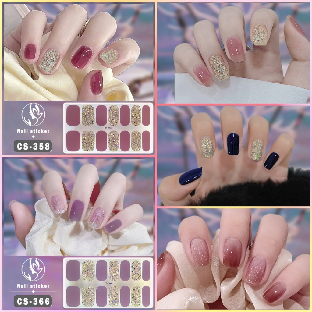 Nail Gradient Nhũ