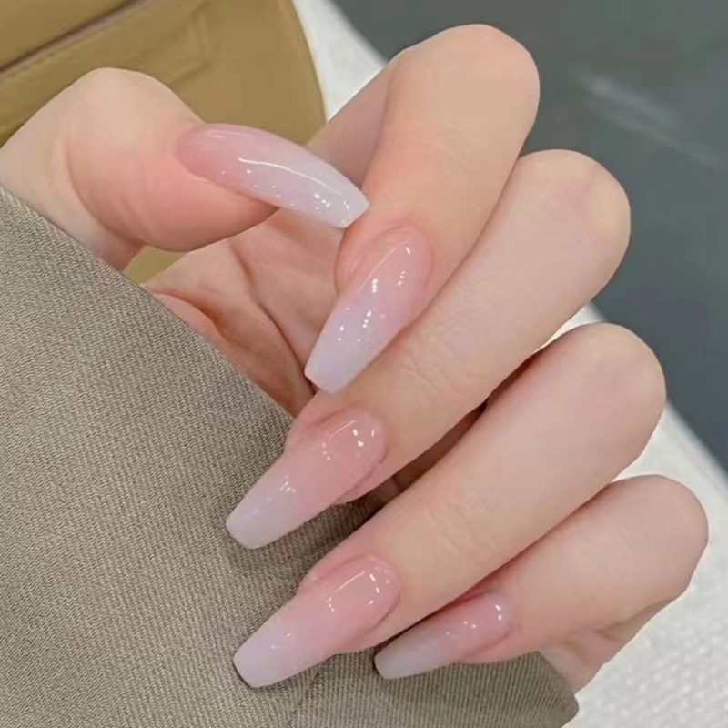 Nail Hồng Thạch Gradient