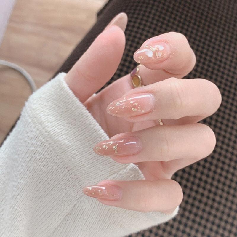 Nail Hồng Thạch Hoa Nhẹ Nhàng