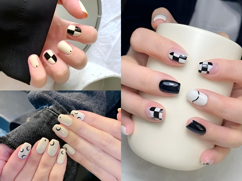 30+ mẫu nail cute đơn giản cho móng ngắn đẹp xinh hot trend mới nhất 2025 64 Mẫu nail móng ngắn kiểu Nhật tinh tế