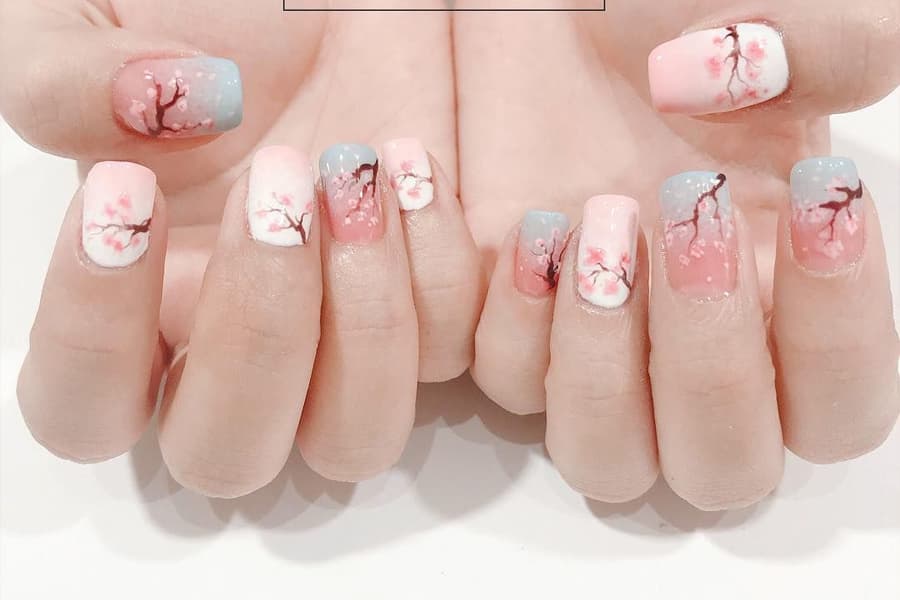 30+ mẫu nail cute đơn giản cho móng ngắn đẹp xinh hot trend mới nhất 2025 40 Mẫu nail móng ngắn họa tiết hoa nhí