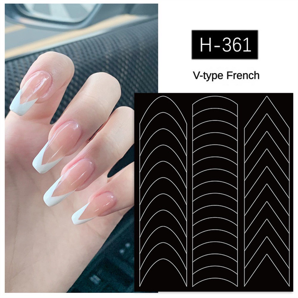 50+ mẫu nail sticker đẹp dành cho các nàng bận rộn 15 Dán sơn đầu móng
