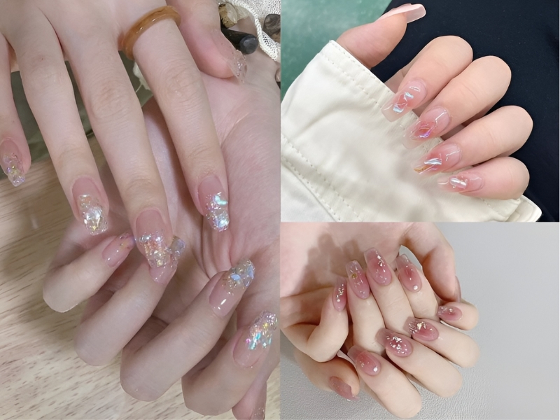 99+ mẫu nail xà cừ đẹp, trendy và tôn da cho nàng 21 Nail Xà Cừ Đơn Giản