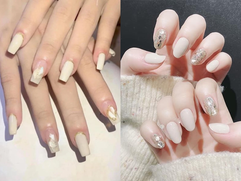99+ mẫu nail xà cừ đẹp, trendy và tôn da cho nàng 15 Nail Xà Cừ Trắng