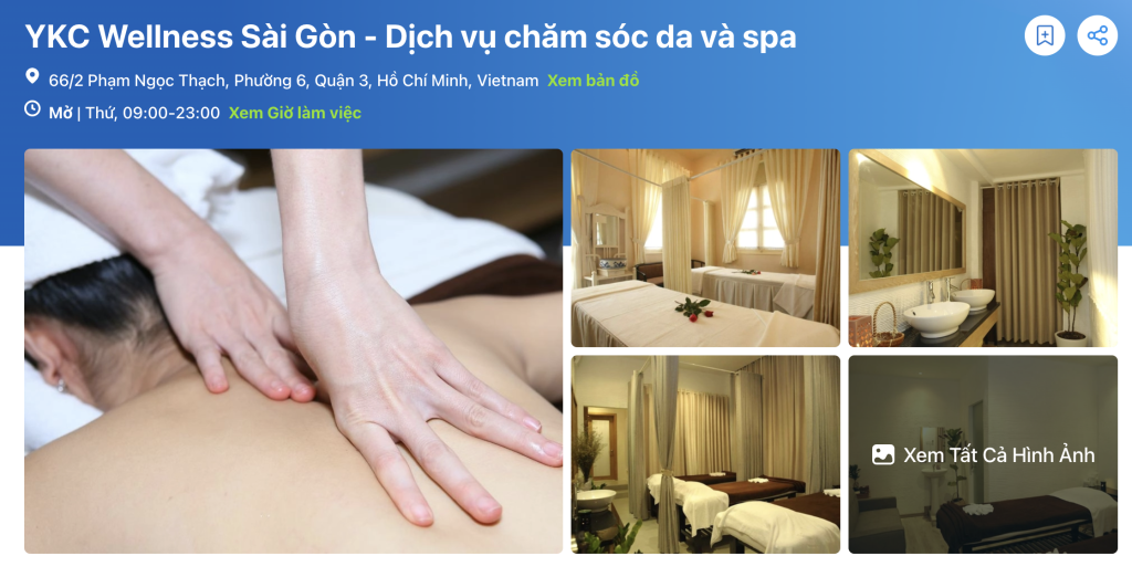 YKC Wellness Spa – Spa thư giãn và trị liệu toàn diện