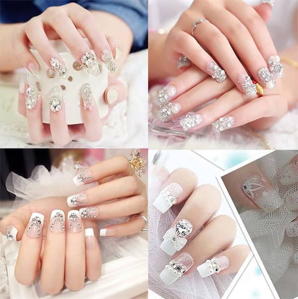 Mẫu Nail Đắp Bột Sang Trọng, Quý Phái