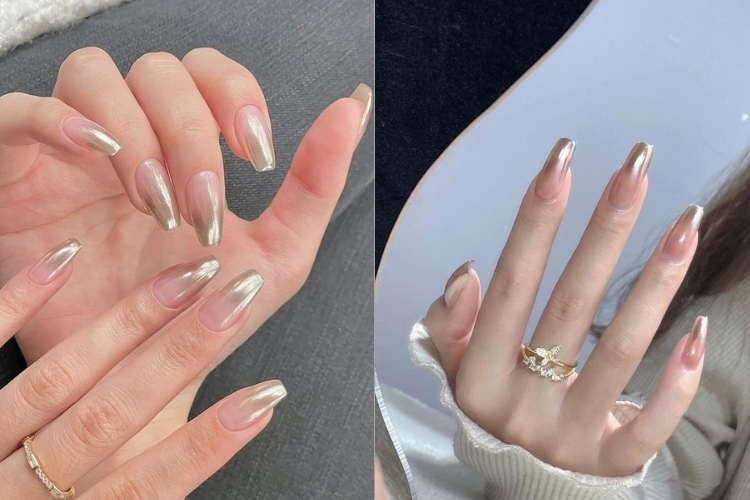 100+ Mẫu nail ombre sang chảnh, dễ thương hot trend 2025 28 Mẫu Nail Ombre Tông Mát Mẻ, Trẻ Trung