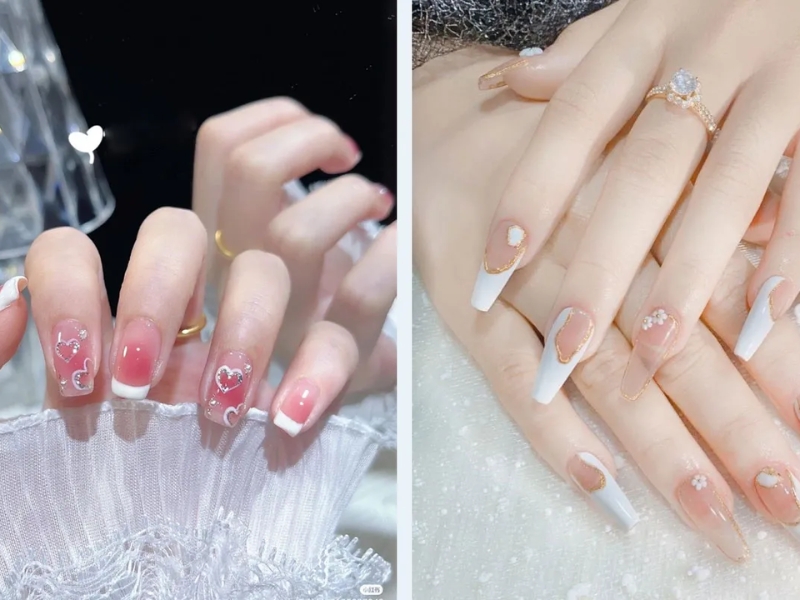 50+ mẫu nail sticker đẹp dành cho các nàng bận rộn 16 Dán sơn đầu móng