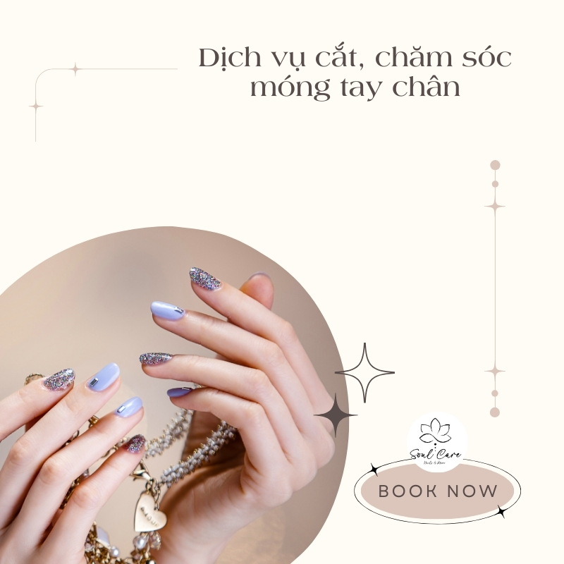Dịch vụ cắt, chăm sóc móng tay chân