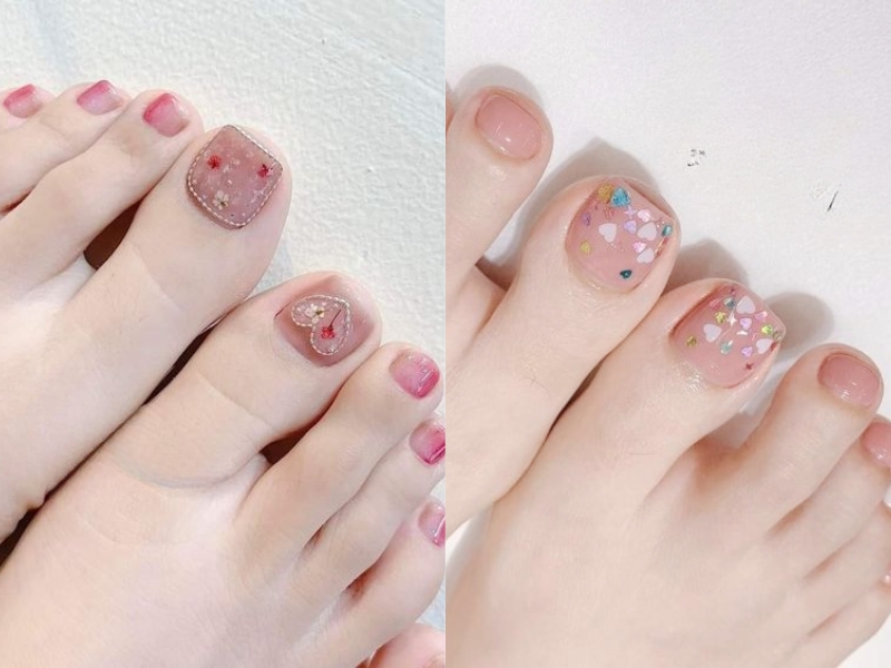 Feedback 73 Mẫu Nail Chân Hồng Pastel – Dịu Dàng Và Ngọt Ngào