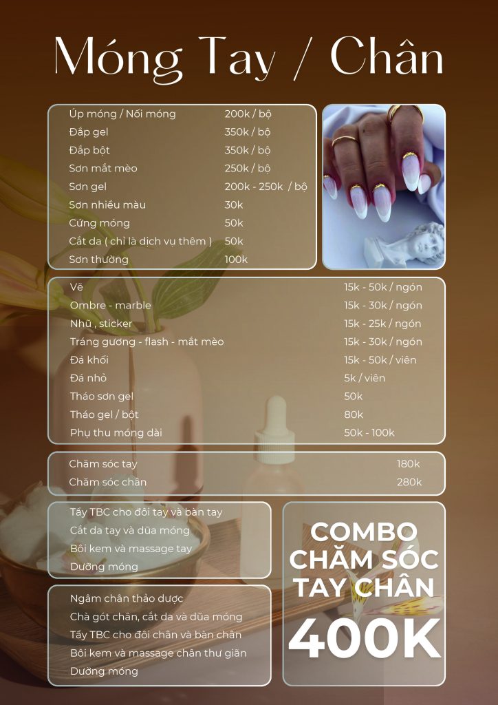Dịch vụ Nail, Massage Body, Massgae Chân – Soul Care