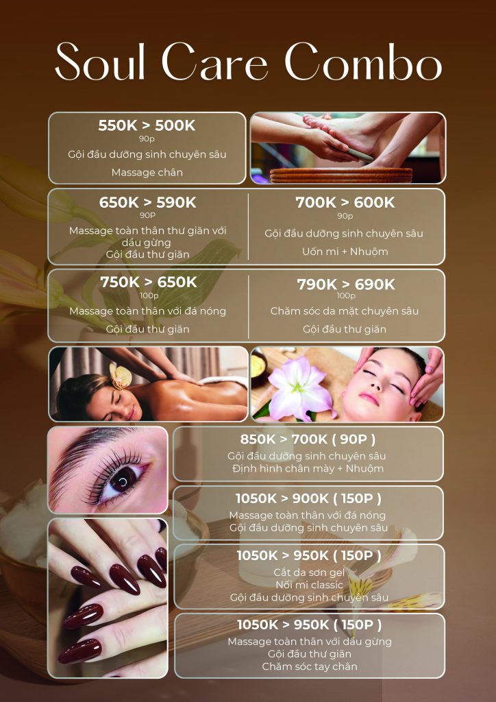 Dịch vụ Nail, Massage Body, Massgae Chân – Soul Care