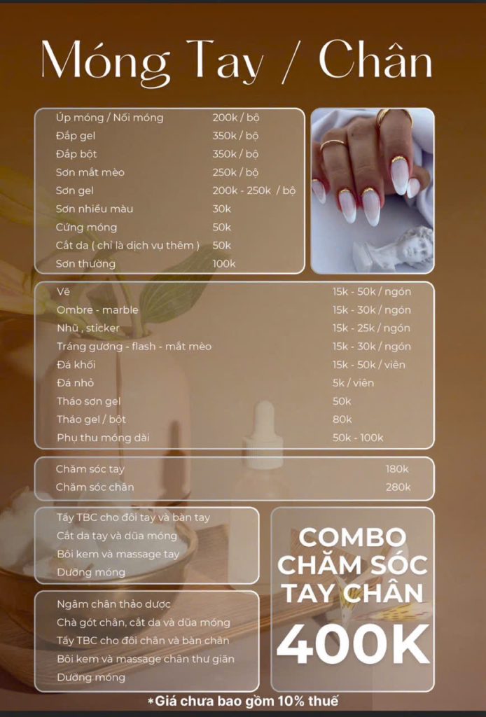 Dịch vụ Nail, Massage Body, Massgae Chân – Soul Care