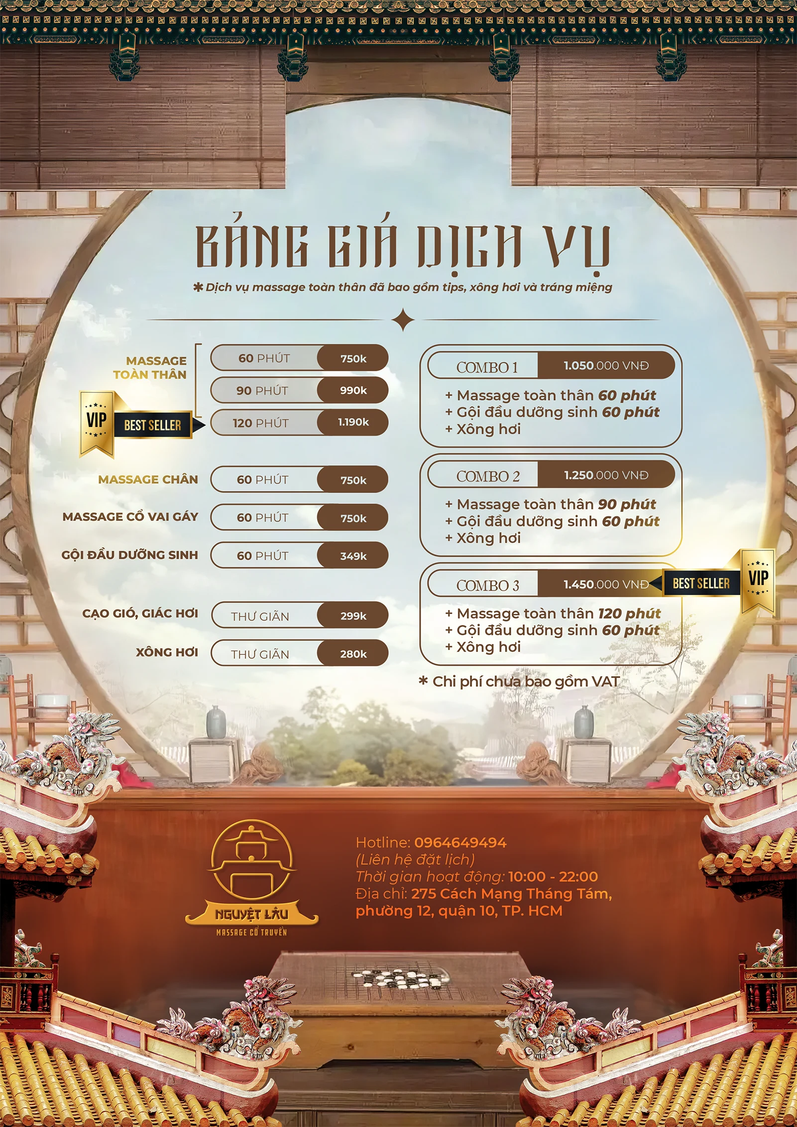 Top 14 Spa Massage Lành Mạnh Tại TPHCM Được Đánh Giá Cao 18 Bảng giá dịch vụ Massage Spa tại Nguyệt Lâu